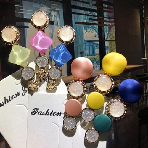 2021 Fashion Hair Clips For Women Sweet Girls Simple Design Round Hairpins Alloy BB Barrettes Headwear INS Hair Accessories