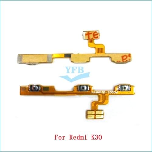 10PCS For Xiaomi Redmi K30 K40 Pro 5G Power On Off Volume Switch Side Button Key Flex Cable