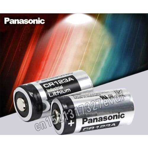 2pcs/lot Original Panasonic 123 Lithium 3V Arlo Camera Battery CR123A CR17345 DL123A EL123A 123A