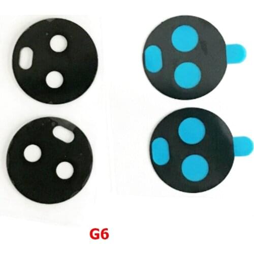 20pcs Black Blue Gold Back Rear Camera Glass Lens Cover With Sticker Adhensive For Moto C Z Z2 Play G6 G7 Play Plus Power