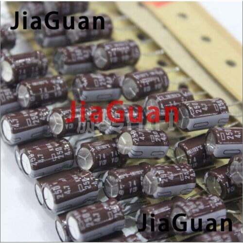 50pcs NEW NIPPON KMG 250V4.7UF 8X11.5MM NCC electrolytic Capacitor 4.7UF 250V CHEMI-CON 250V 4.7UF