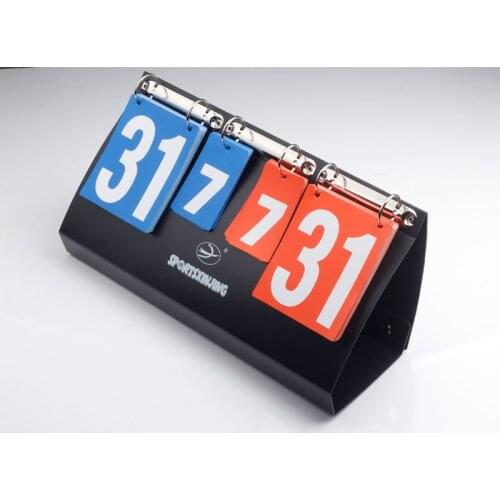 Basketball Score board 4 digit folding Portable football scoreboard handball volleyball tennis Sports score board Wholesale