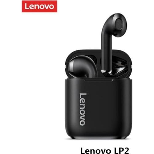 Lenovo LivePods LP2 TWS Wireless Earphone Bluetooth 5.0 Dual Stereo Bass Touch Control LP1 UPDATED VERSION 300MAH