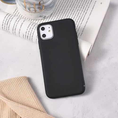 Phone Case Coque For iPhone XR 7 8 X XS MAX 6 6S Plus X 5 SE Plus Black Phone Cover For iPhone 8 7 Plus