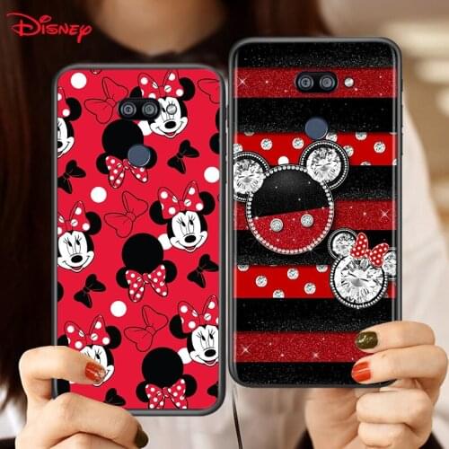 Disney Minnie Bow For LG K92 K62 K52 K42 K31 K22 K71 K61 K51S K41S K30 K20 G8 G8S G8X ThinQ Soft Phone Case