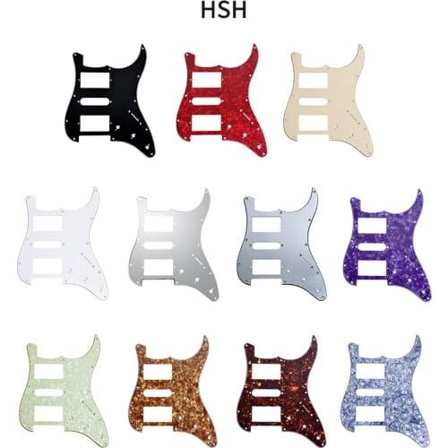 Electric Guitar Pickguard Scratch Plate 3Ply SSS HSH Pickguard