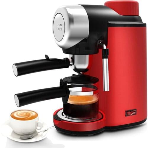 Edoolffe Espresso Machine Built-In Milk Frother 5Bar Pump System Coffee Makers 800W Coffee Machines Milk frother 220-240v 50HZ