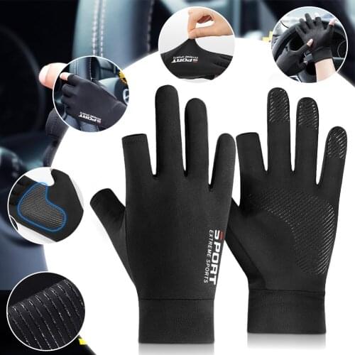 Fishing Catching Gloves Protect Hand Professional Release Ice Silk Anti-slip Fish Gloves for Photography Fly Fishing Ice Fishing