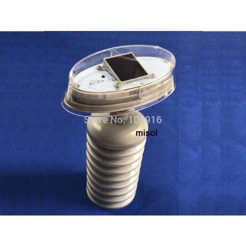 Plastic outer shield for thermo hygro sensor, spare part for weather station (Transmitter/thermo hygro sensor), with solar panel