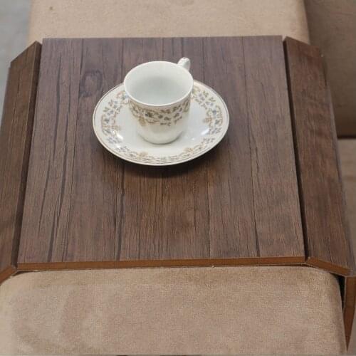 Practical Home, Office Seat Edge Stand Portable Coffee Table Antique Dark, Quality, Great Product, Easy To Carry, fashion, Trend