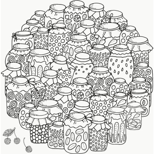 DABOXIBO Bottle Background Clear Stamps Mold For DIY Scrapbooking Cards Making Decorate Crafts 2020 NEW Arrival