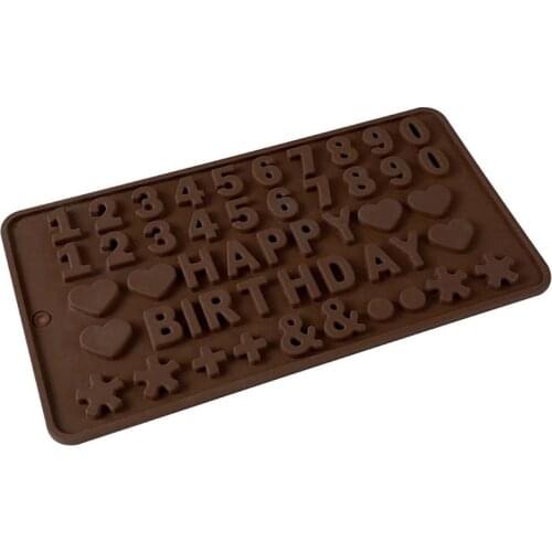 Silicone Baking Mold DIY Waffle Letter Number Animal Decorative 9 Design For Choose Jelly Candy Mold Chocolate Mold Cake Mold