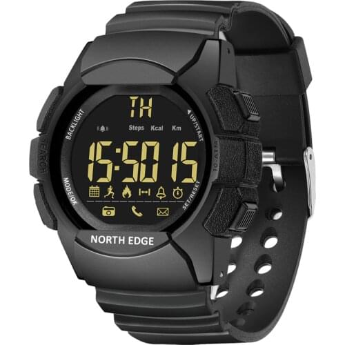 Outdoor sports smart watch North Edge AK men BT multi-function electronic 100m waterproof schedule reminder table