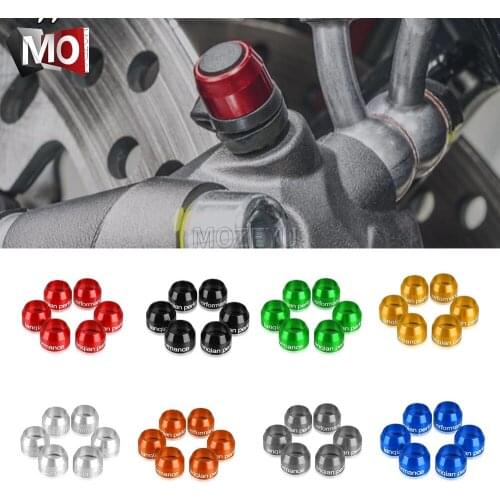 Motorcycle Universal Billet Bleed Valve Cover Kit For Aprilia Tuono V4 R RR Factory 1000R SL 750 Shiver GT 750 900 RSV4R RSV4