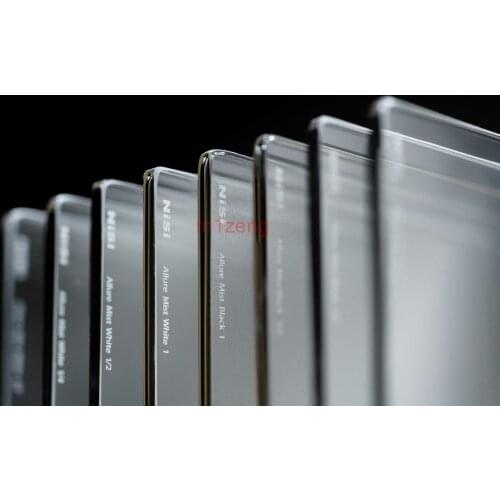 Allure Mist Black/white Soft Focus Effect Diffuser Cinema square lens Filter for 4x5.65/6.6x6.6 camera portrait video hood cover