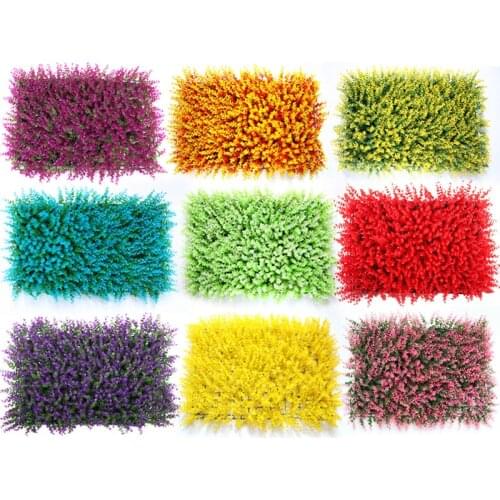 1pc 40*60cm Artificial Plant Lawn DIY Background Wall Simulation Grass Leaf Wedding Home Decoration Carpet Turf Office Decor