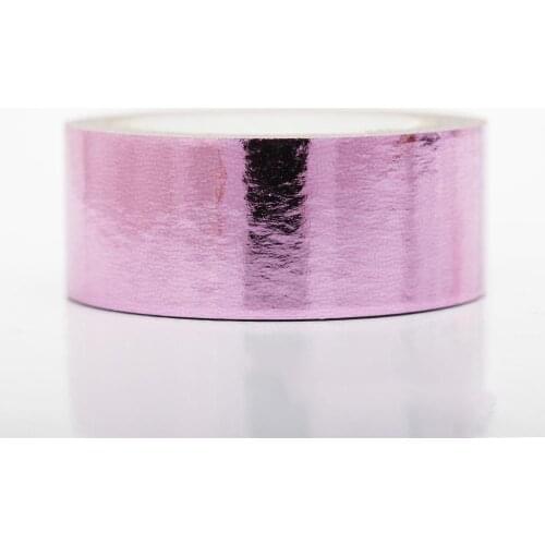 1Pc 2020 New Gold Foil Washi Tape Kawaii Candy Color Tape Japanese Cute DIY Scrapbooking Tools Masking Tape 15mm*10m