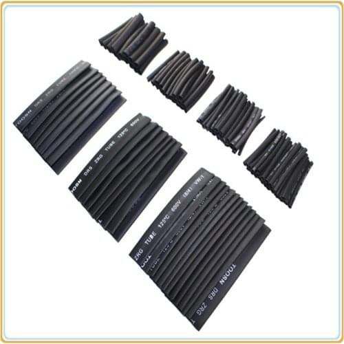 127 Pcs Heat Shrink Tube Tubing Sleeving Wrap Wire Cable HeatShrinkable 2MM 2.5MM 3.5MM 5MM 8MM10MM 12MM