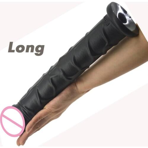 13.2 Inch Black Dildo Suction Cup Long Dildo Fake Penis Artificial Dick Sex Toys For Women Vagina Masturbation Sex Shop