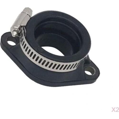 2 x Universal Carb Intake Adapter Boot Flange For PWK 28 30mm Carburetor UTV ATV