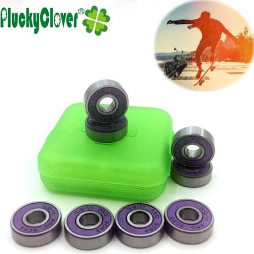 8pcs/set Fast Speed ILQ11 Skateboard Bearing 608-2rs Inline Skates 8mm Bearing Longboard Chrome Streel Bearing 608rs Penny Board