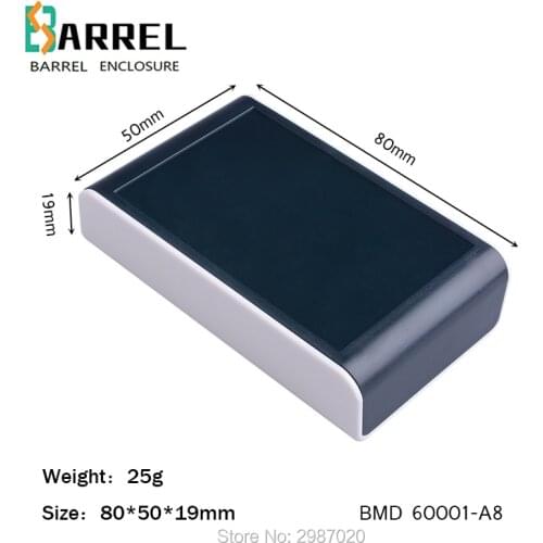 80*50*19mm ABS plastic electronic desktop enclosure ABS housing diy project distribution junction indoor portable instrument box