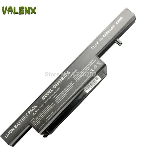 Laptop battery for Clevo C4500BAT-6 C4500BAT6 B4100M C4500 C4500BAT6 B4105 B5100M B5130M W150 Series W240C W240HU W250H