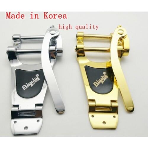 B700 Vibrato Tailpiece Tremolo System Bridge Electric Guitar Parts Silver / Gold Made in Korea