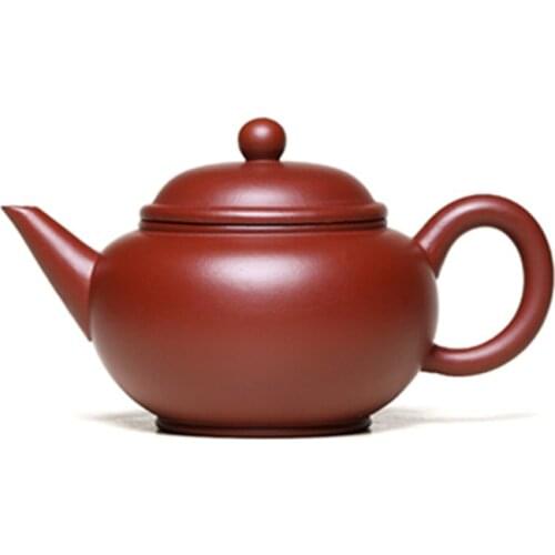Yixing Zisha teapot pure hand made mine Dahongpao horizontal teapot tea set small capacity Kung Fu teapot