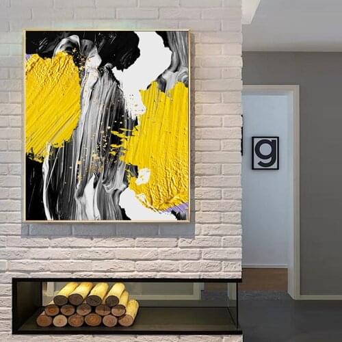 Home Design Corridor Living Room Mural Abstract Hand-Painted Color Oil Painting Canvas Wall Decoration Painting