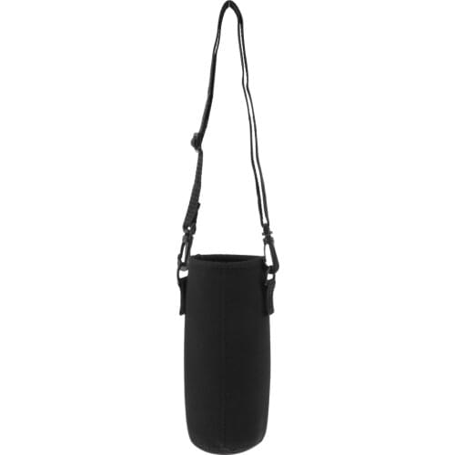 Insulated Neoprene Water Bottle Carrier Bag Pouch Case with Shoulder Strap