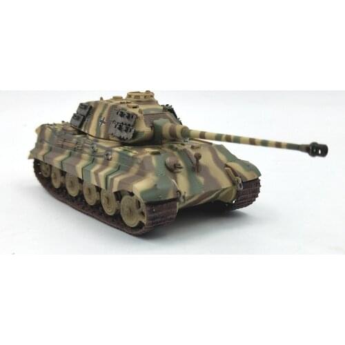 1:72 German King Tiger heavy tank model Antimagnetic camouflage Finished trumpeter 36298