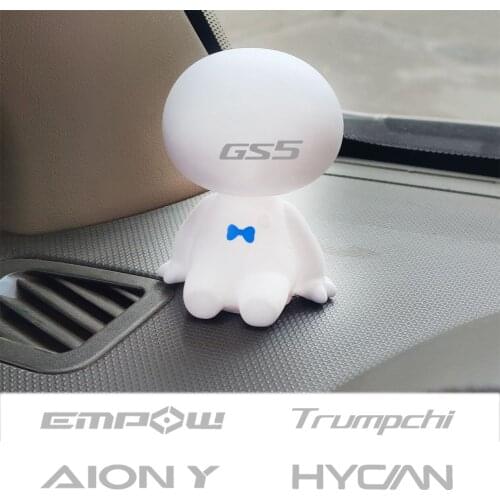 Cartoon Shaking Head Figure Car Ornaments Big Hero Doll Toy For GAC Trumpchi GS3 GS4 GS5 GA3 GA4 GA5 GA6 GM6 GM8 Car Accessories