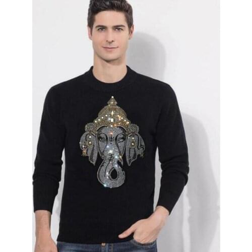 Mens Sweaters Cotton Winter Warm Sweater Men Black Turtleneck Pullover Slim Fit Jumper Pull Knitted Men Clothing Casual Diamond