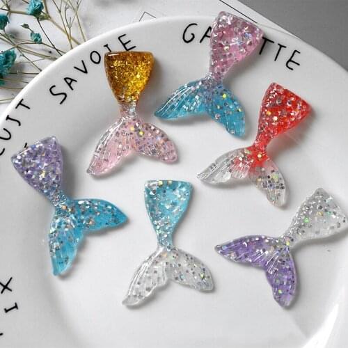 New~10Pcs flat-back mermaid tails/fairy garden gnome/moss terrarium home decor/crafts/bonsai/figurine/miniatures/diy supplies