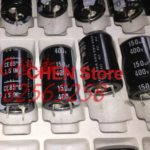 4pcs new NICHICON LS 400V150UF 22X35mm electrolytic capacitor 150uF/400v 85 degrees ls 150UF 400V