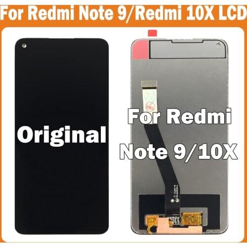 6.53'' Original For Xiaomi Redmi Note 9 LCD Touch Screen Digitizer Assembly For Redmi 10X 4G LCD display Screen Replacement