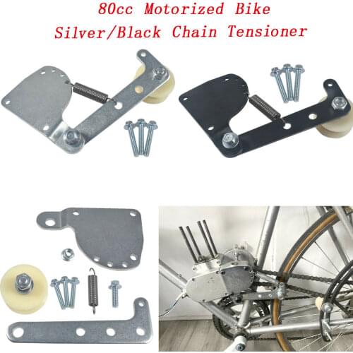 Spring Loaded Chain Tensioner For 49cc 66cc 80cc Engine Motorized Bicycle Silver and Black New