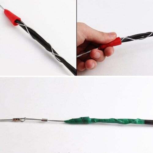 5/10/20/30m Fish Tape Wire Puller Through Wall Electrical Fish Tape Pull Push Kit Electric Cable Puller 3/4/6mm