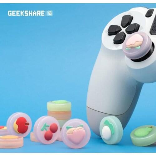 Silicone Fruit Thumb Stick Grip Cap Joystick Cover For Sony Dualshock 4/3 PS4/PS3/Xbox 360/Switch Pro Controller