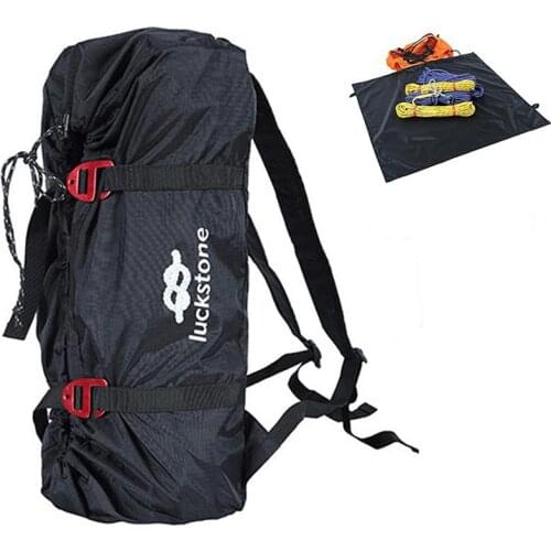 Climbing Rope Bags Shouder Strap Ropes Storage Bag Outdoor Camping Rock Mountaineering Folding Portable Adjustable Waterproof