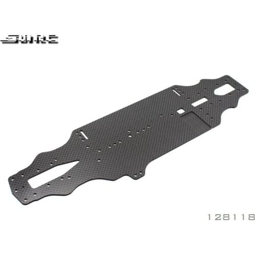 SN-RC 128118 1:10 RCAccessories GRAPHITE 87MM CHASSIS 2014 2.5MM(1)