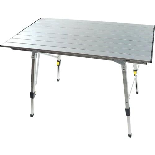Camping Table | Compact Roll Top Aluminum Table