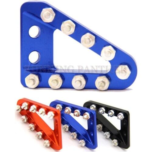 Enlarge Foot Rear Brake Pedal Lever Step Tip Plate For 125 250 350 450 SX SXF EXC EXCF XC XCF XCW Husqvarna TE FE TC FC FX