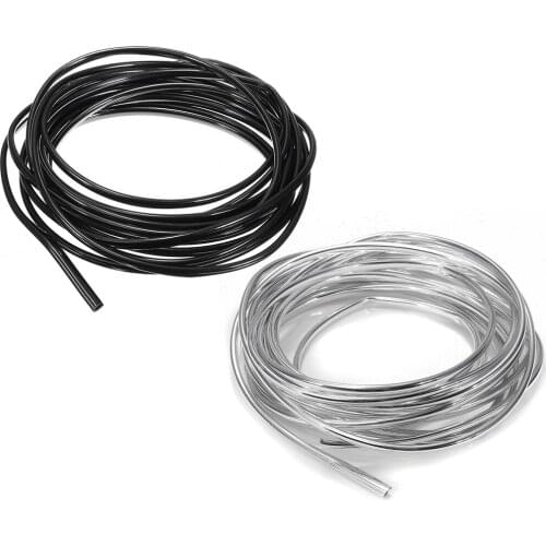 6M Auto Car Door Guard Edge Corner Bumper Trim Molding Protection Strip Protector Black