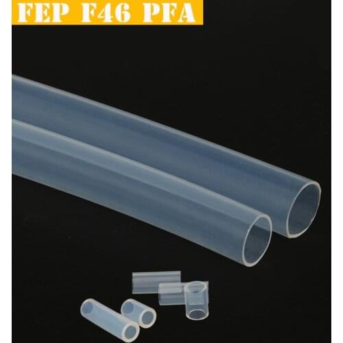 1/2/10 Meters FEP F46 PFA Hose PTFE Tube Cream PiPe Tube 3/4/5/6/8/10/12/14/16/18 mm