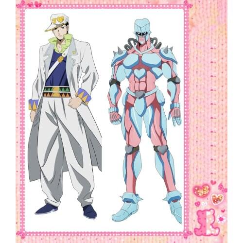 Anime Cartoon jojo Bolster Hugging Peach Skin 2 Way Pillow Case Pillow Cover Pillowcase Gift 78036