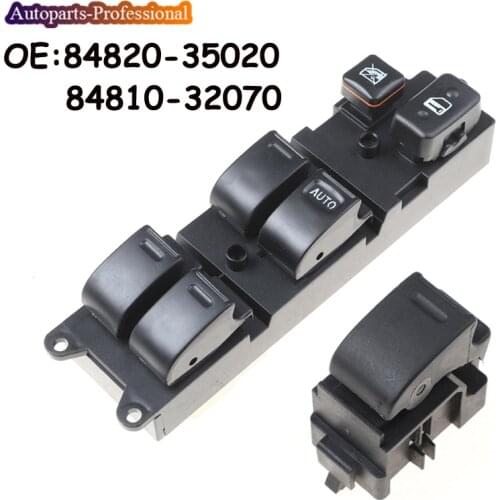Car Electric Power Window Master Switch For Toyota Hilux 4Runner Land Cruiser Carina E 84820-35020 84810-32070 8482035020