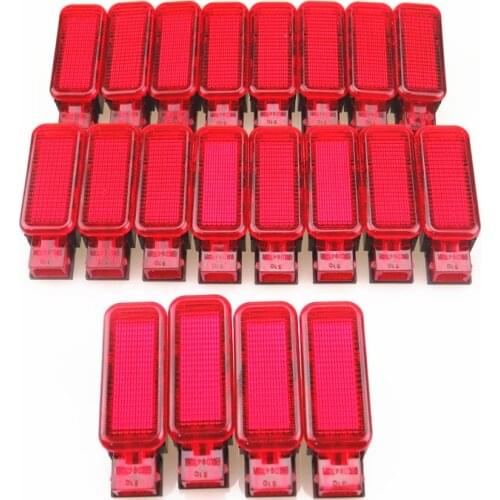 AZQFZ Qty 16 Car Red Interior Warning Lamp Door Panel Lights For A8 A7 TT R8 Q3 A3 A4 Allroad A5 A6 RS3 RS4 RS6 RSQ3 8KD 947 411