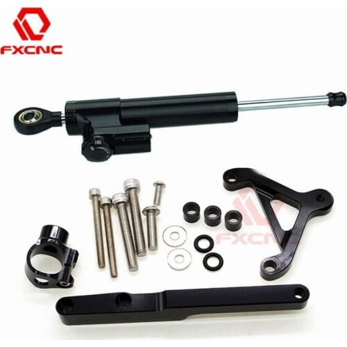 For Honda CB1000R CB 1000R 2008-2012 2009 2010 2011 CNC Motorcycle Steering Damper Stabilize Bracket Mounting Kit Support